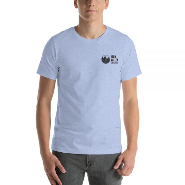 Short-Sleeve Unisex T-Shirt - Black Logo Embroidered 9