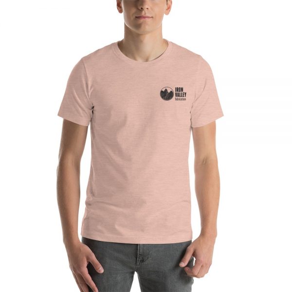 Short-Sleeve Unisex T-Shirt - Black Logo Embroidered 11